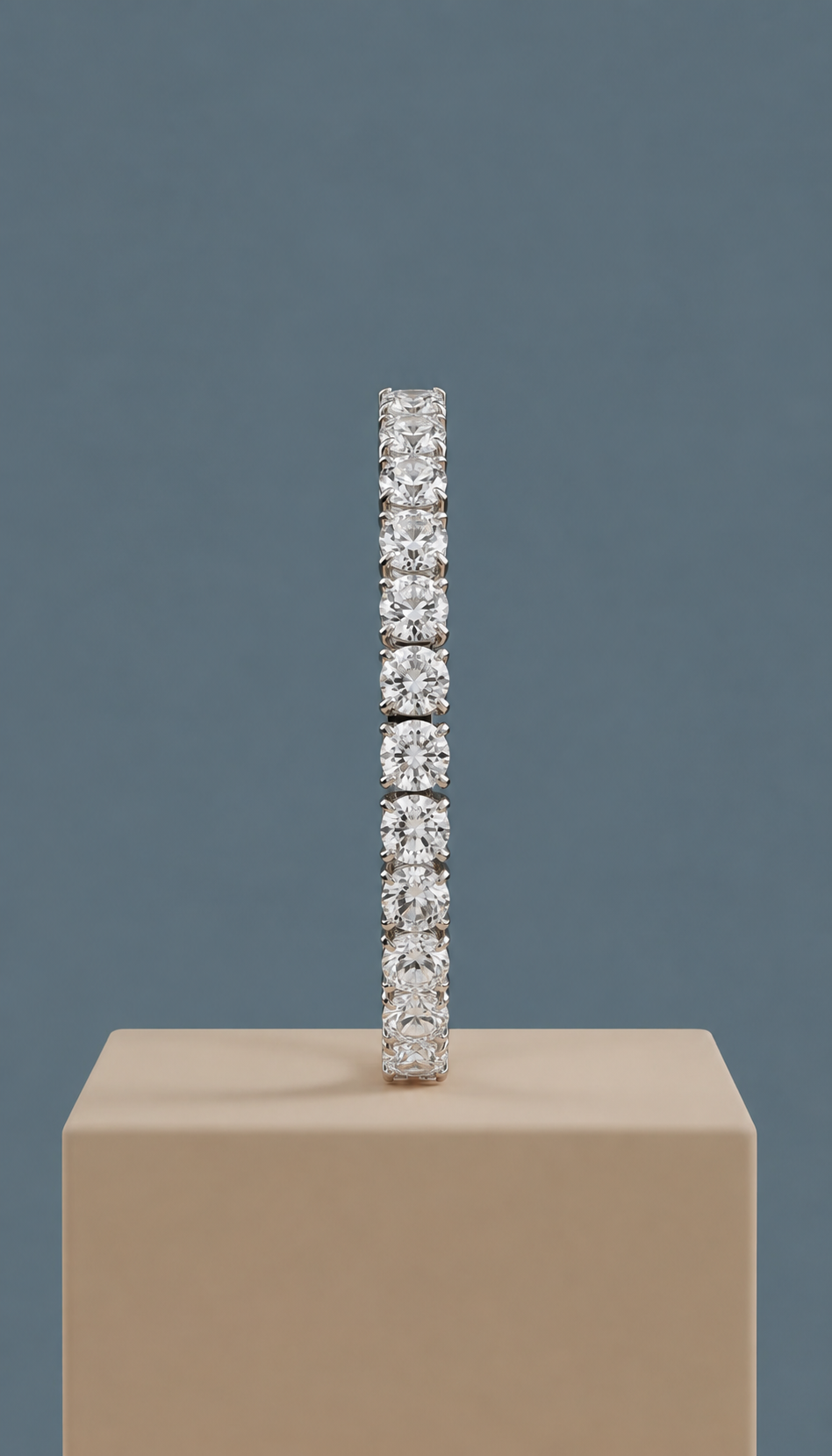 Moissanite VVS D 925 Sterling Silver Tennis Bracelet